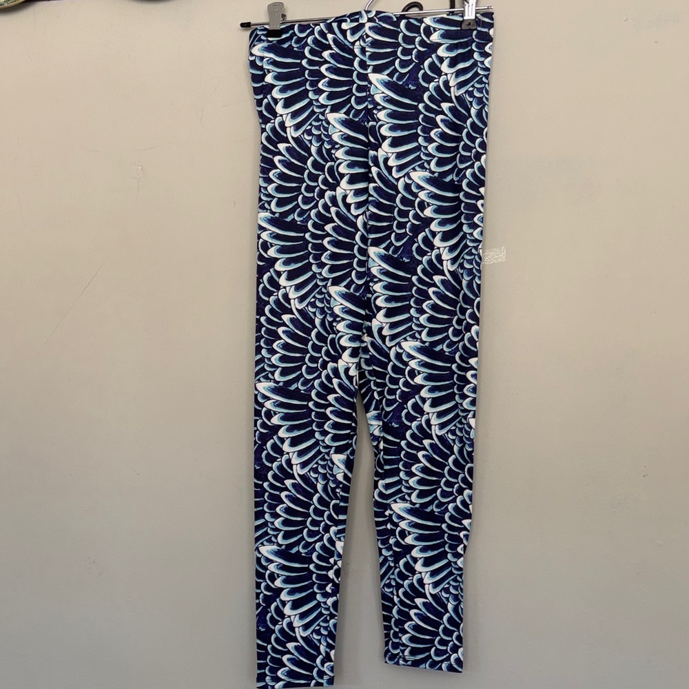 Ed Hardy Navy and White Patterned Leggings